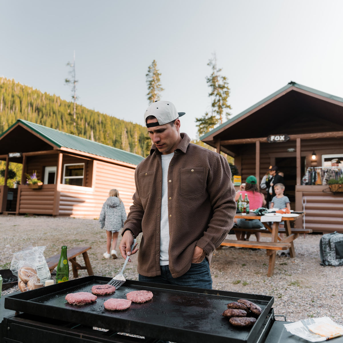 Montana Fleece Sherpa Jacket - Brown