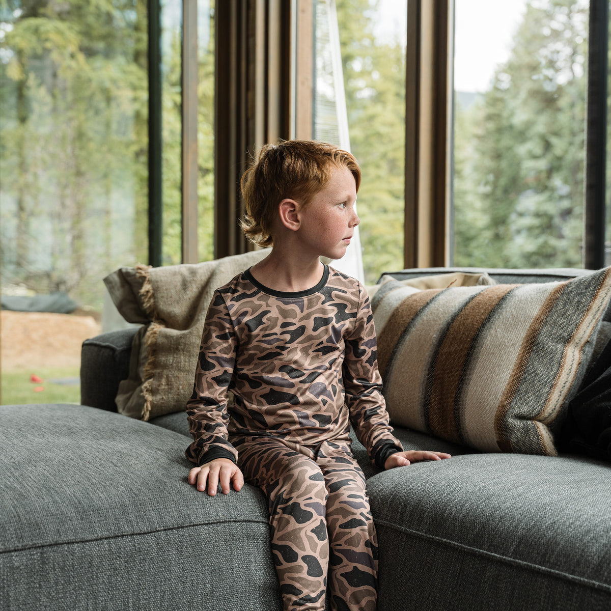 Youth Pajama Set -Gauge Camo