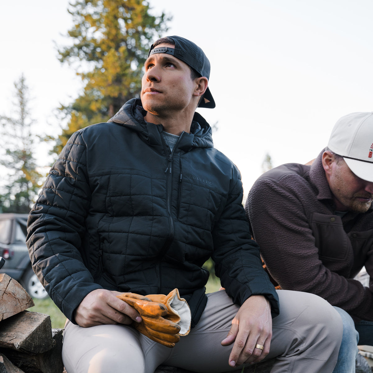 Puffer Jacket - Black