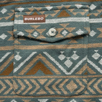 Thumbnail for Vintage Heavyweight Flannel - Whitetail Aztec - Olive