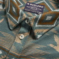 Thumbnail for Vintage Heavyweight Flannel - Whitetail Aztec - Olive