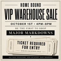 Thumbnail for 2026 WAREHOUSE SALE THURSDAY NIGHT VIP TICKET - IN-PERSON EVENT, HIRAM GA 10/1/26