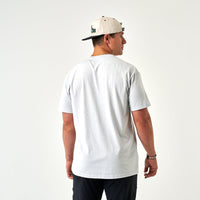 Thumbnail for Vintage Washed B Logo SS Tee - Light Grey