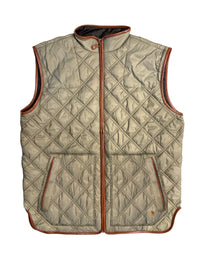Thumbnail for Southern Casanova Quilt Lofted Vest - Dark Cypress