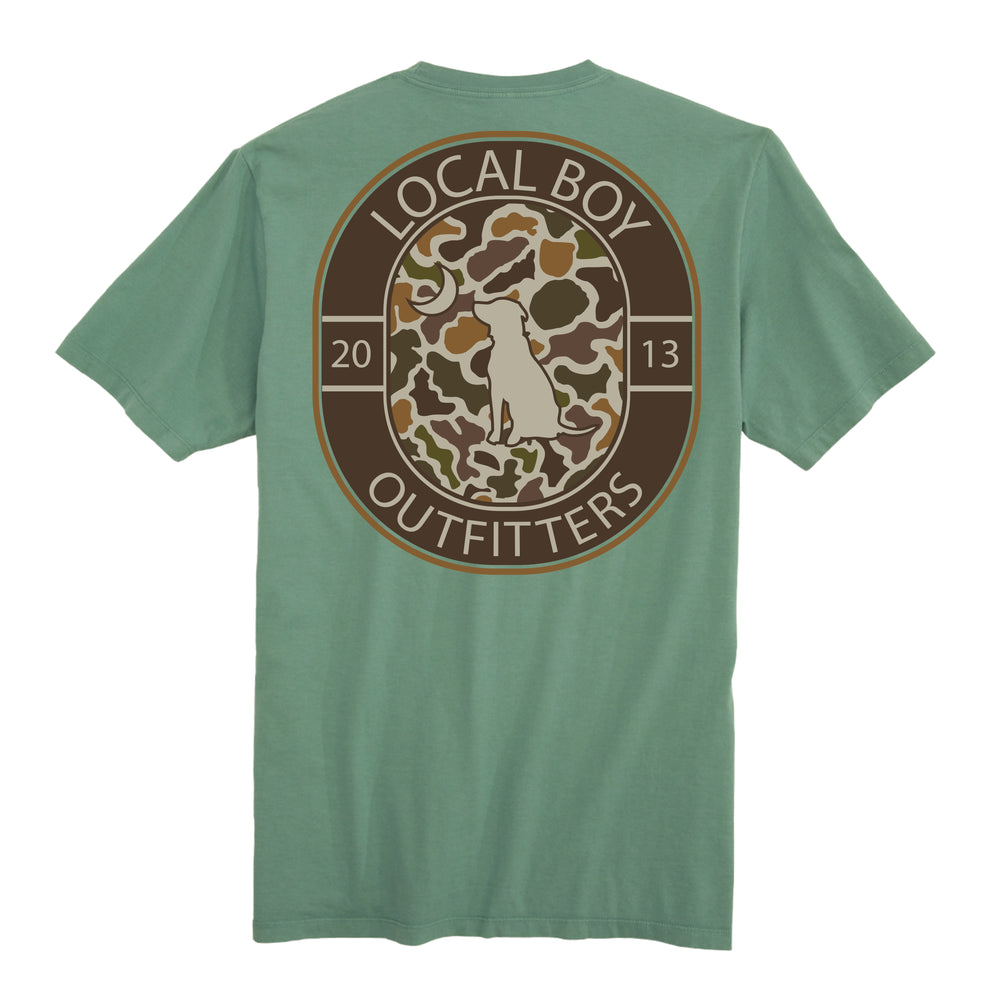 Vintage Crest SS Tee - Light Green