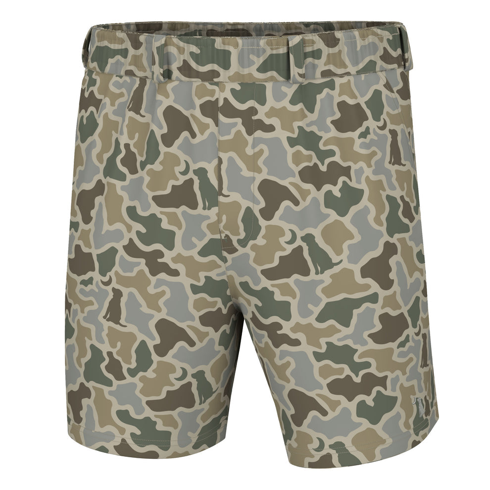 Local Boy Volley Shorts - Sand Dog & Moon Camo