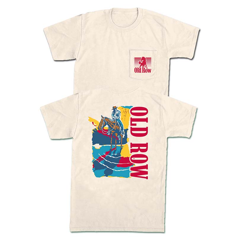 Old Row The Cowboy 6.0 SS Tee - Ivory