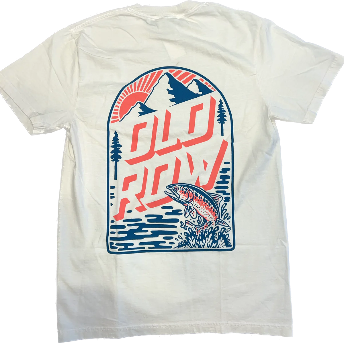 Old Row Outdoors Trout Mountain SS Tee - Ivory