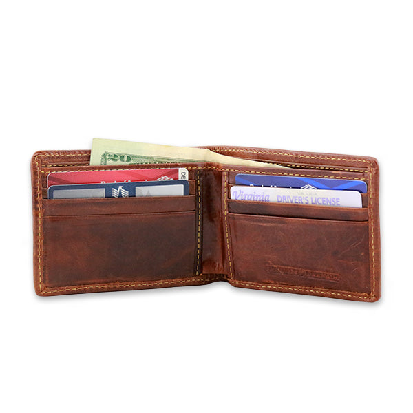 Duck Decoys Bi-Fold Wallet - Antique Blue