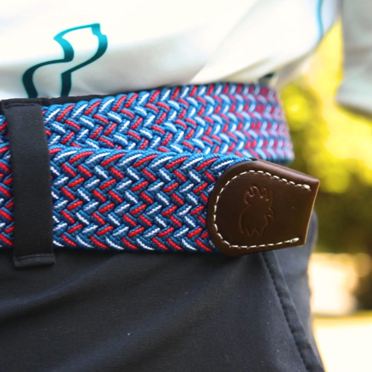 The Plymouth Woven Elastic Stretch Belt