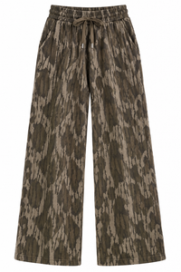 Thumbnail for PREORDER | Lulu Mac Mossy Oak Fleece Wide Leg Pants