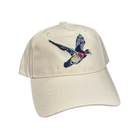 Thumbnail for Peach State Pride Wood Duck 5 Panel Cotton Cap - Khaki