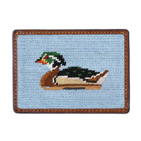 Thumbnail for Wood Duck Card Wallet - Antique Blue