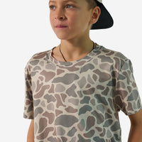 Thumbnail for Youth - Go To Tee - Classic Deer Camo