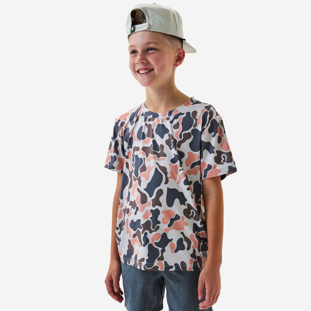 Youth - Go To Tee - Vintage Camo