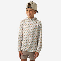 Thumbnail for Youth Performance Hoodie - Mallard Duck Dog