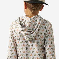 Thumbnail for Youth Performance Hoodie - Mallard Duck Dog