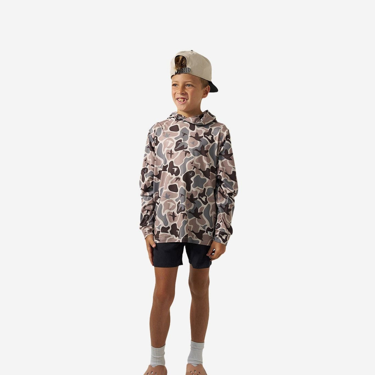 Youth Performance Hoodie - Mallard Mayhem Camo