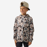 Thumbnail for Youth Performance Hoodie - Mallard Mayhem Camo