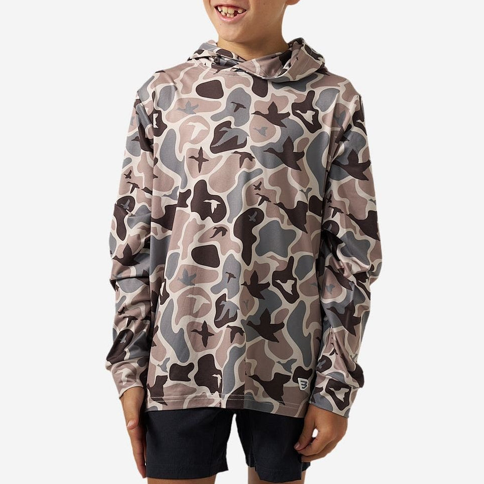 Youth Performance Hoodie - Mallard Mayhem Camo