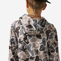Thumbnail for Youth Performance Hoodie - Mallard Mayhem Camo