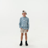 Thumbnail for Youth Performance Hoodie - Seaside Camo