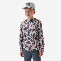 Thumbnail for Youth Performance Hoodie - Vintage Camo