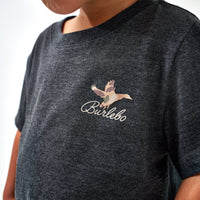 Thumbnail for Youth Ducks Flying In SS Tee - Heather Black