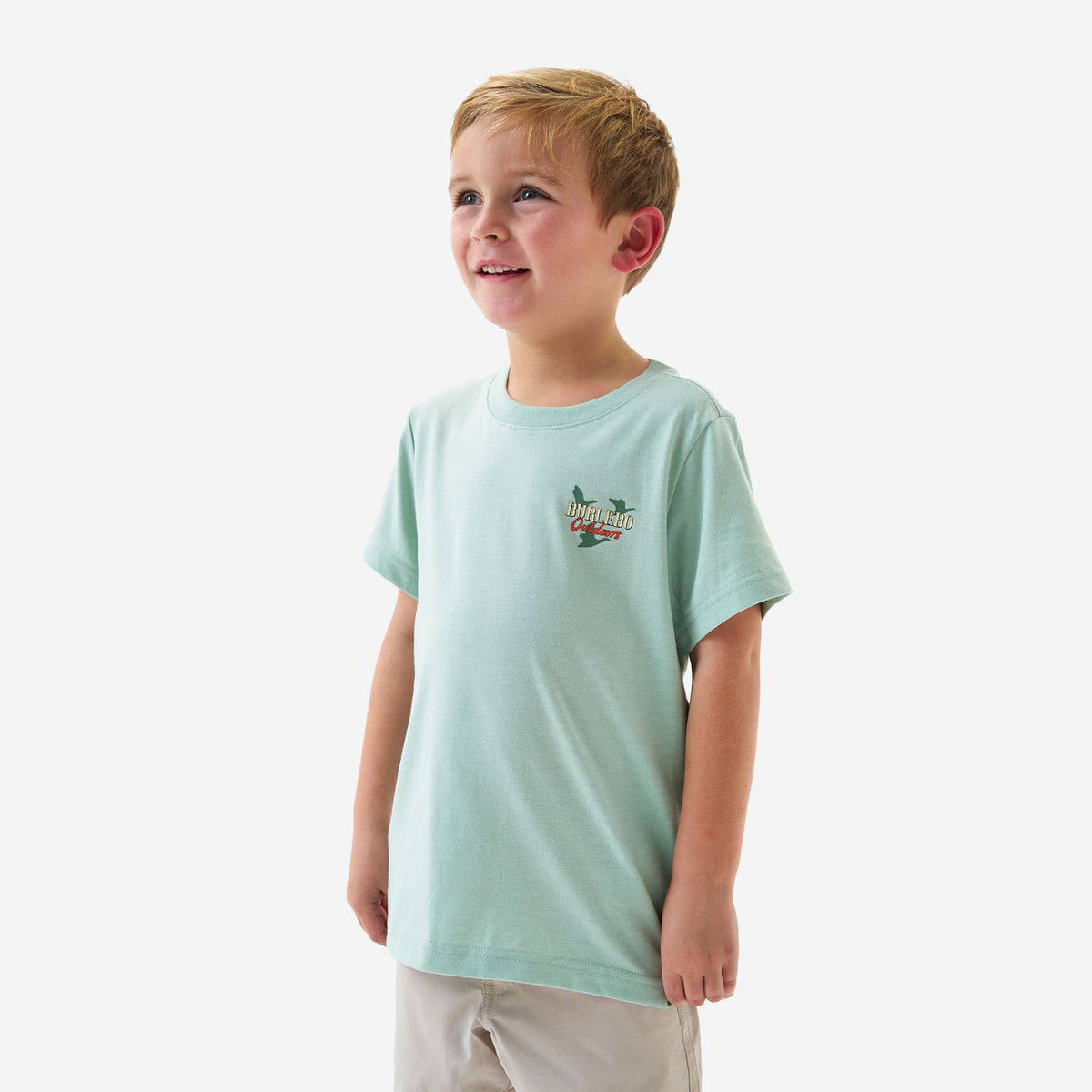 Youth Field Companion SS Tee - Heather Sage