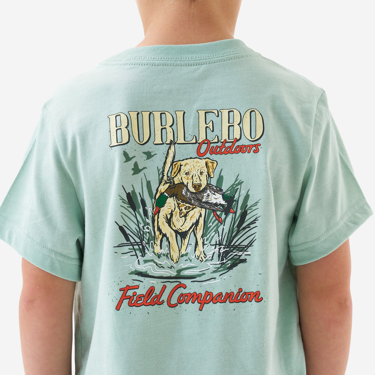 Youth Field Companion SS Tee - Heather Sage