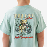 Thumbnail for Youth Field Companion SS Tee - Heather Sage