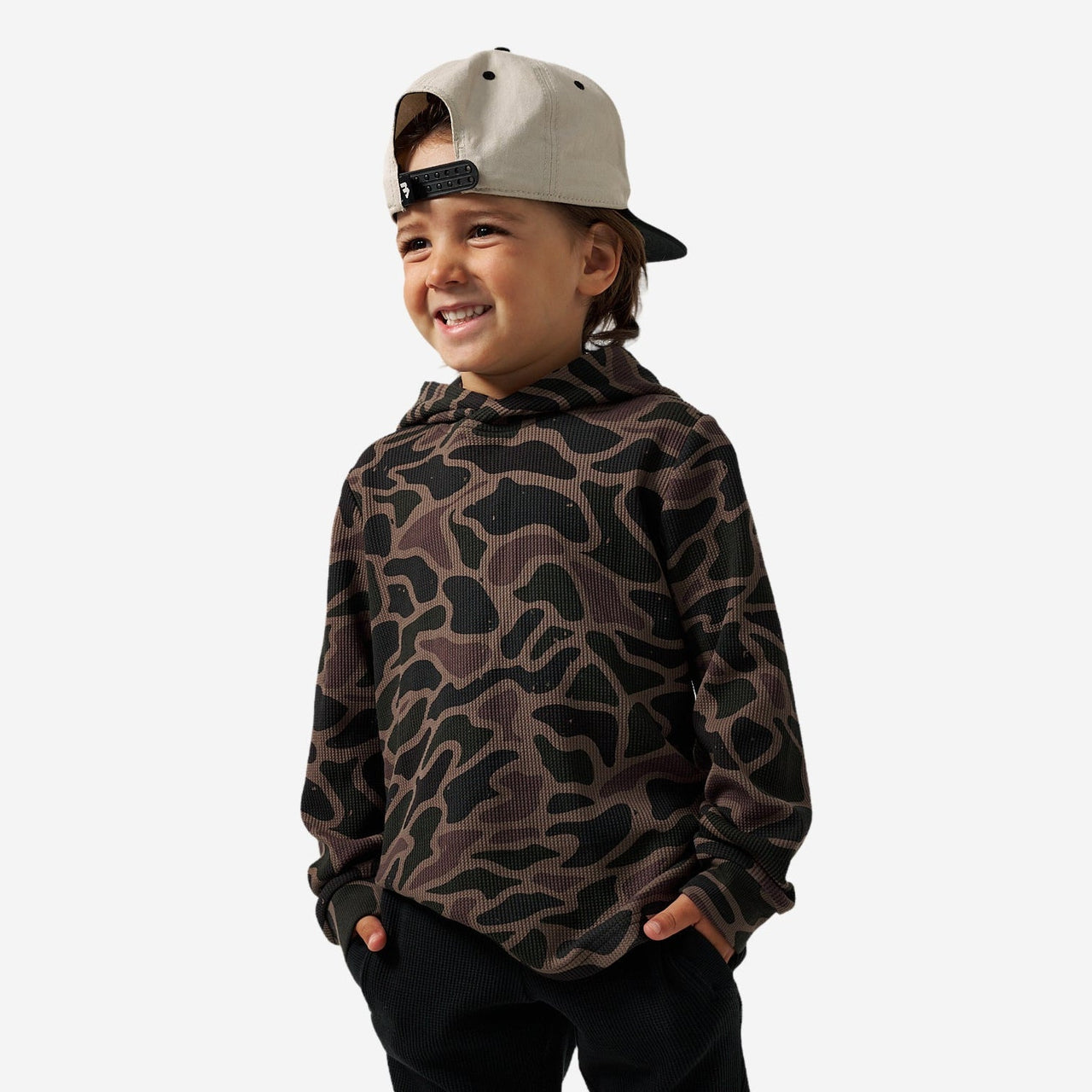 Youth - Thermal Hoodie - Bendita Camo