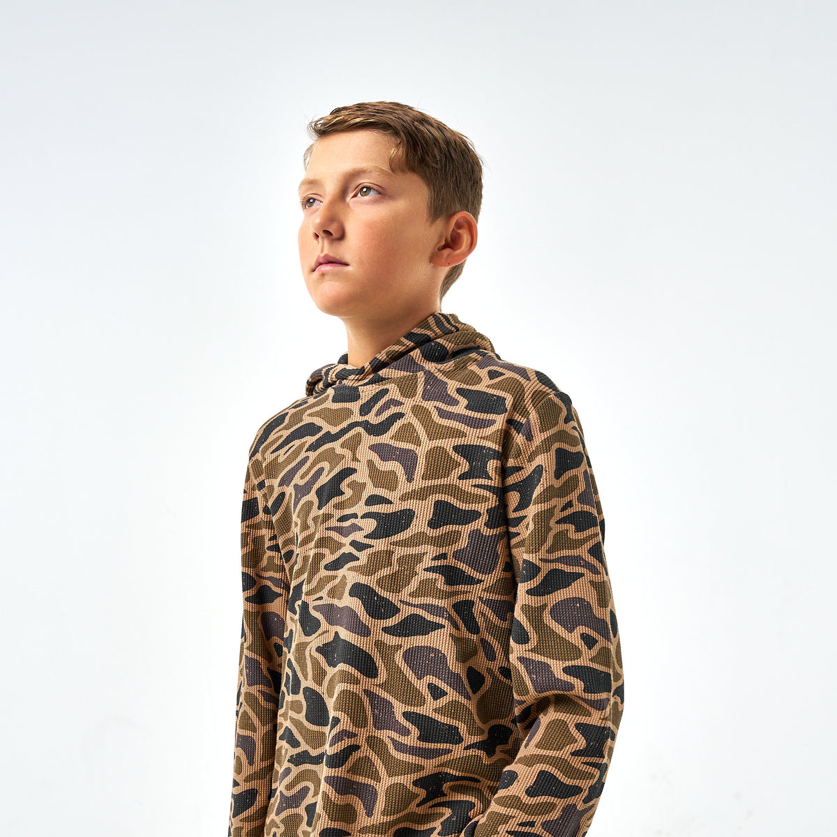 Youth - Thermal Hoodie - Gauge Camo