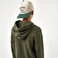 Thumbnail for Youth - Thermal Hoodie - Mallard Green