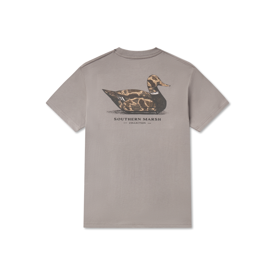 Youth Vintage Camo Duck Decoy SS Tee - Dark Gray