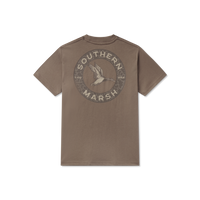 Thumbnail for Youth Inflight Camo SS Tee - Carajillo Brown