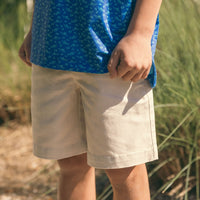 Thumbnail for Youth Regatta Stretch Short - Audubon Tan