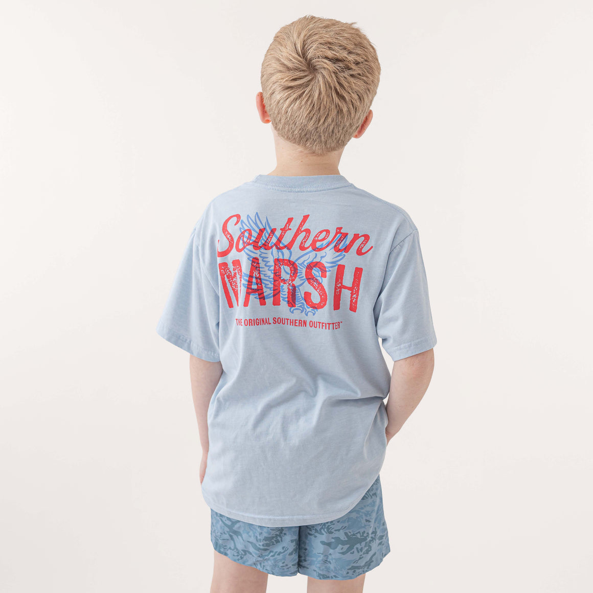 Youth - Freedom SEAWASH™ SS Tee - Mist Blue