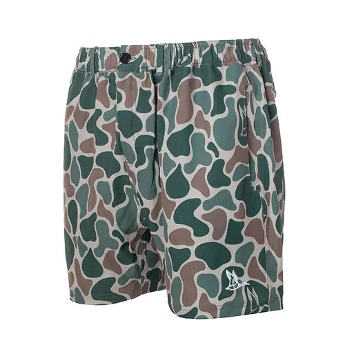 Youth - Roost Old School Camo Performance Button Short