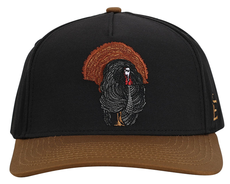 Embry Outdoors Turkey Cap - Black/Brown