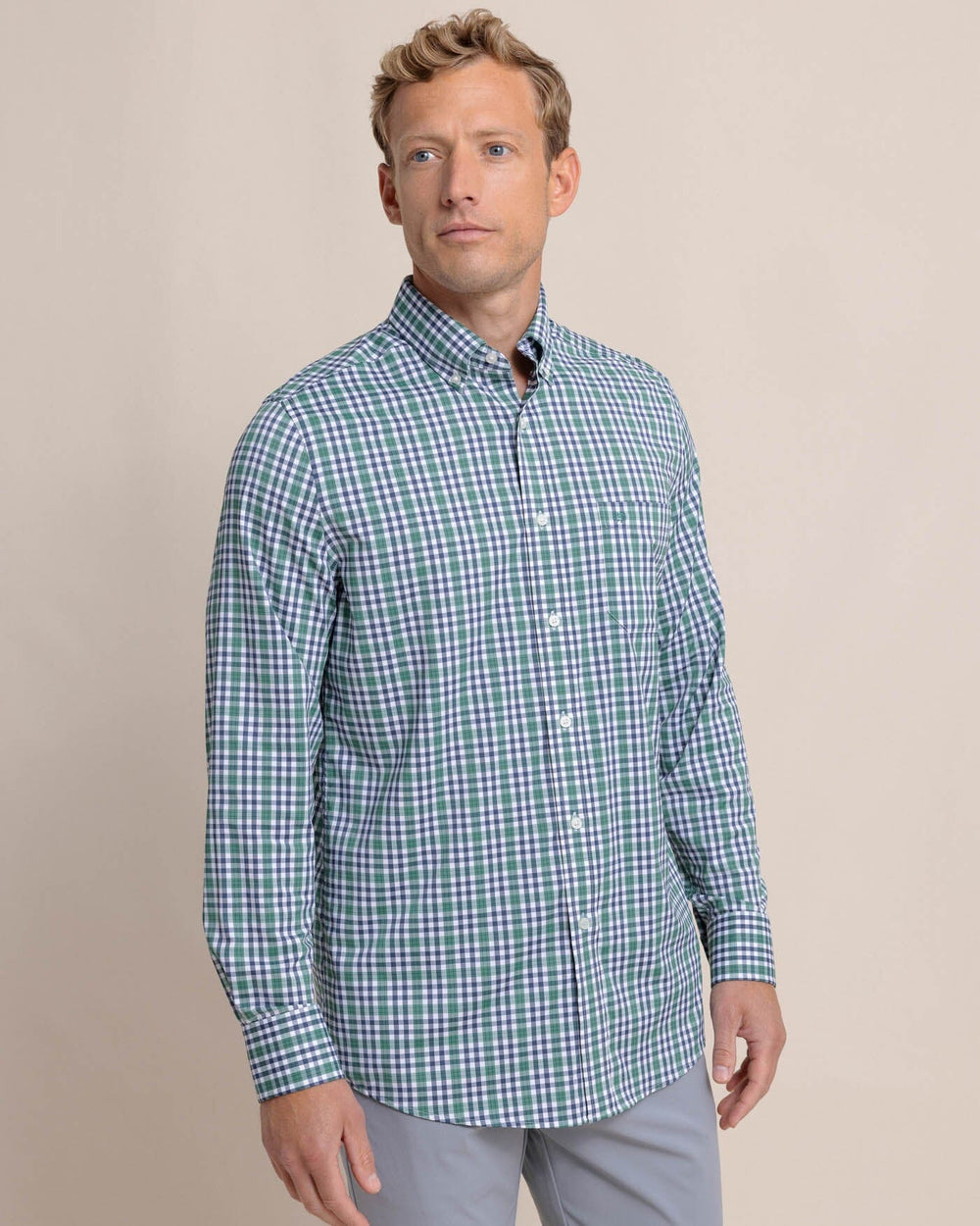 Intercoastal Haywood Plaid Sport Shirt - Fir