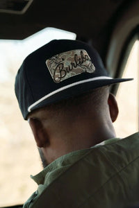 Thumbnail for Black Camo Patch Rope Cap
