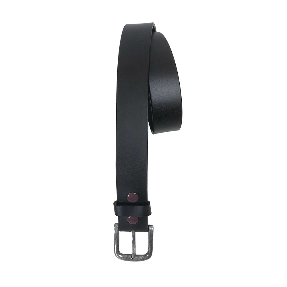 Classic Black Leather Belt