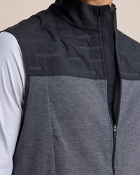 Thumbnail for Coligny Quilted Vest - Caviar Black