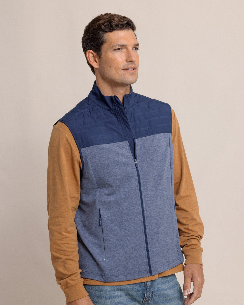 Coligny Quilted Vest - Dress Blue