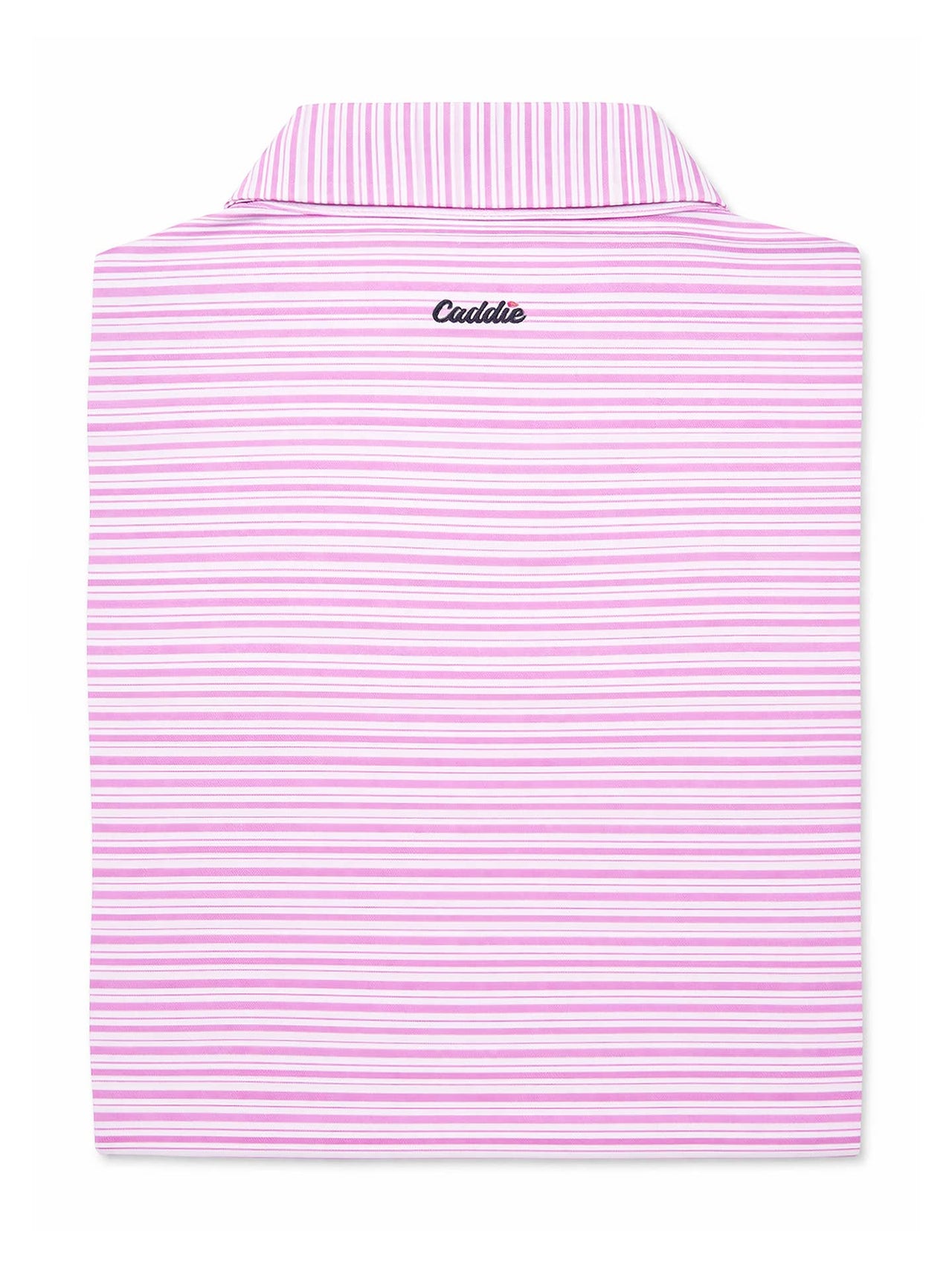 Youth - Caddie Magnolia Striped Polo - Pink