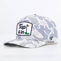 Thumbnail for “Tap It In” Rubber Patch Gray Camo Hat