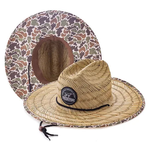 Fieldstone Old School Camo Straw Hat