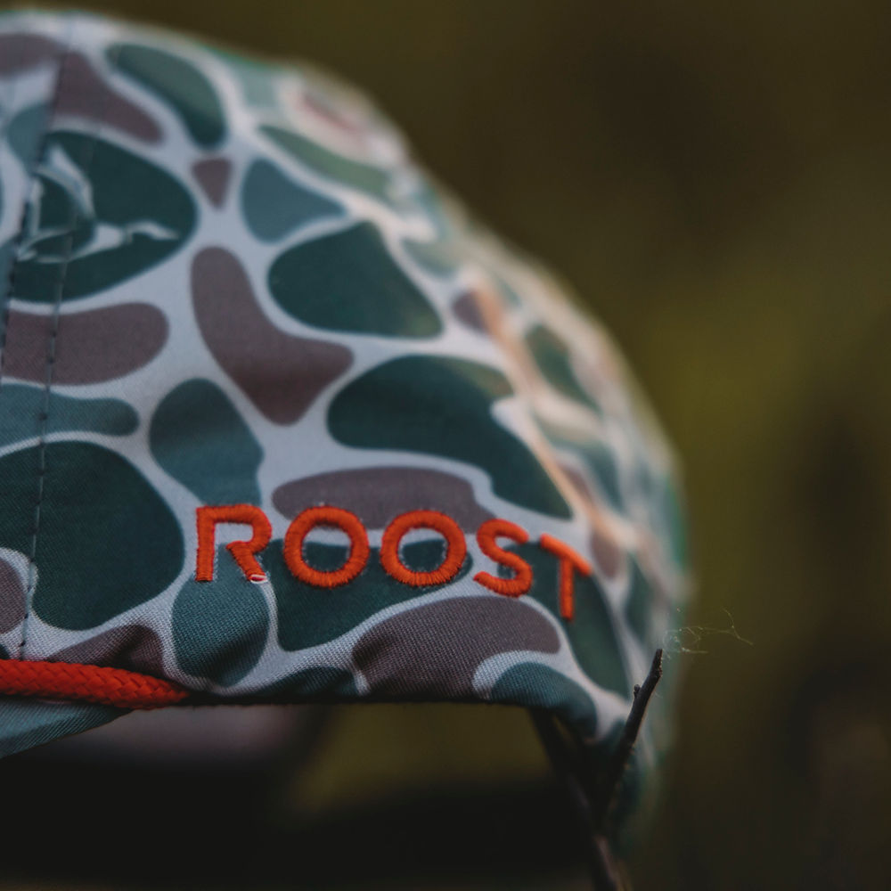 Roost Old School Hunting Club Rope Cap - Camo