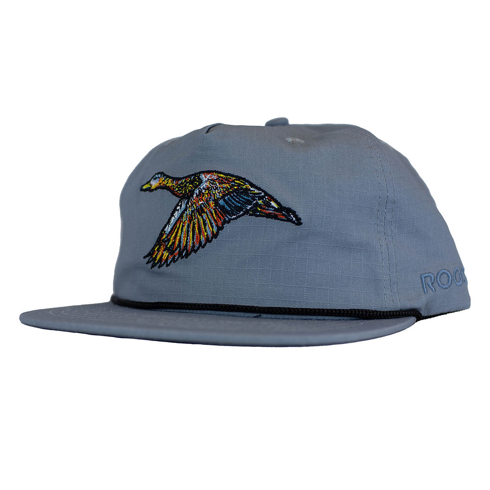 Roost Blue-Winged Teal Performance Rope Cap - Blue